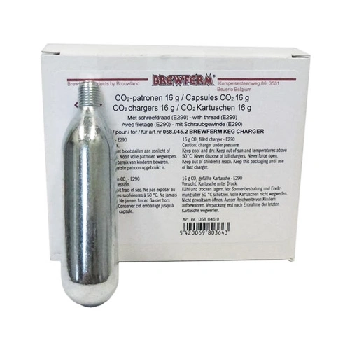 Threaded Co2 16g KC 10-pack